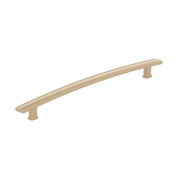 Richelieu Marsala Gatherion 12 5/8-inch (320 mm) Grooved Champagne Bronze Transitional Rectangular Appliance Bar Pull, BP7...