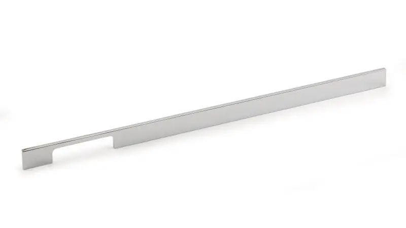 Richelieu Maximum-Strength Aversa Gatherion 18 7/8-inch (480 mm) Chrome Modern Rectangular Cabinet Pull, BP720480140