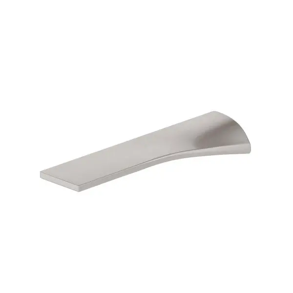 Richelieu Milano Gatherion 2 1/2-inch (64 mm) Brushed Satin Nickel Modern Cabinet Finger Pull, 5182064195