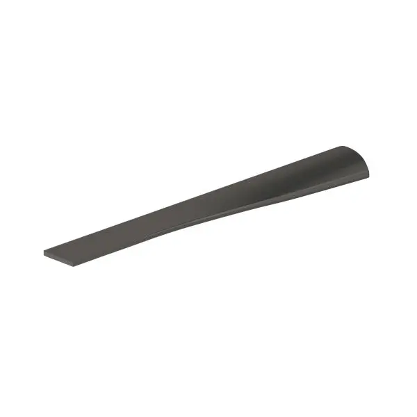 Richelieu Milano Gatherion 6 5/16-inch (160 mm) Graphite Modern Cabinet Finger Pull, 5182160905