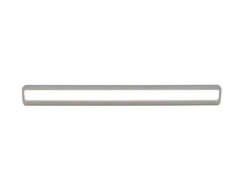 Richelieu Modern 5 1/16-inch (128 mm) or 12 5/8-inch (320 mm) Brushed Nickel Modern Rectangular Cabinet Pull, 685320195