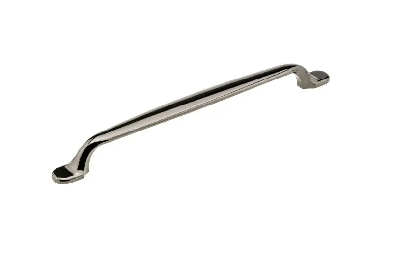 Richelieu Monceau Gatherion 10 1/8-inch (256 mm) Jet Black Electroless Nickel, Traditional Curved Cabinet Pull, BP2377525691