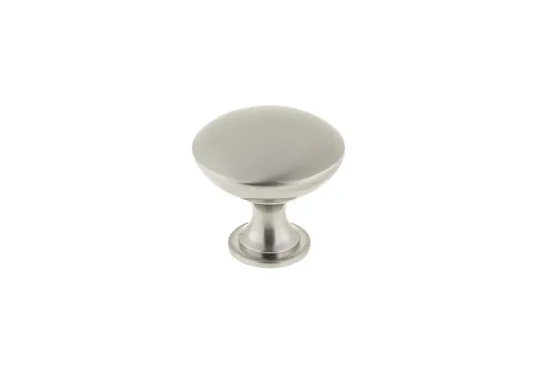 Richelieu Monceau Gatherion 1 3/16-inch (30 mm) Textured Finish Electroless Nickel, Traditional Cabinet Mushroom Knob, BP2...