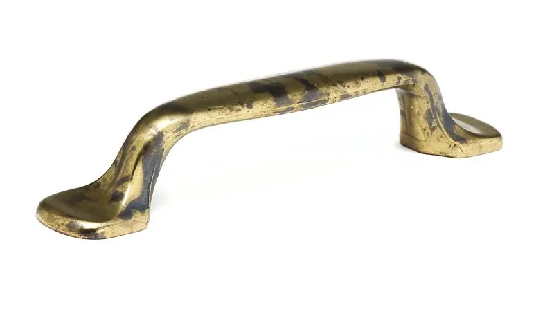 Richelieu Monceau Gatherion 3 3/4-inch (96 mm) Oxidized Brass, Traditional Curved Cabinet Pull, BP2377596163
