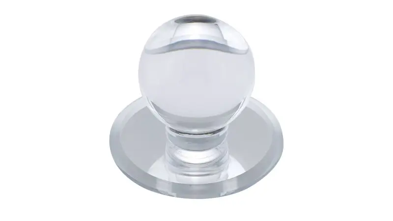 Richelieu Mornac Gatherion 1 7/8-inch (48 mm) Mirror Effect Modern Spherical Cabinet Knob, BP50311