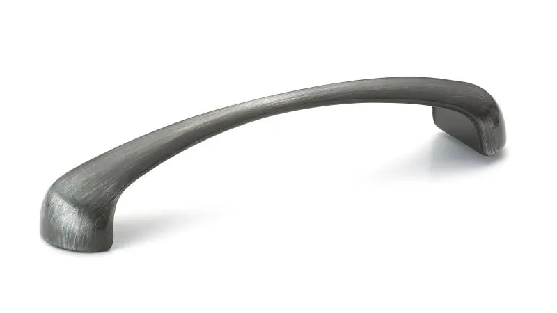 Richelieu Murray Gatherion 3 3/4-inch (96 mm) Center-to-Center Antique Ductile Iron Modern Arched Cabinet Pull, BP45996903