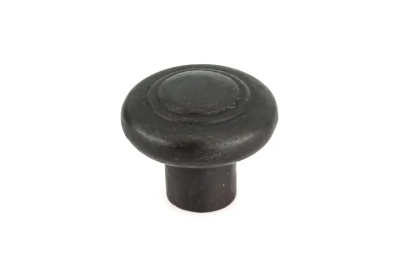 Richelieu Nevola Gatherion 1 3/8-inch (35 mm) Dark Bronze, Traditional Round Cabinet Knob, Design 2, COKN138C3DKB