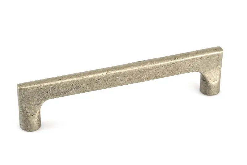 Richelieu Nevola Gatherion 8-inch (203 mm) Pewter Bronze, Traditional Rectangular Cabinet Pull, CODP800P2PWB