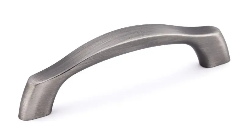 Richelieu Newtonbrook Gatherion 3 3/4-inch (96 mm) Antique Satin Nickel Modern Arched Cabinet Pull, BP81196143