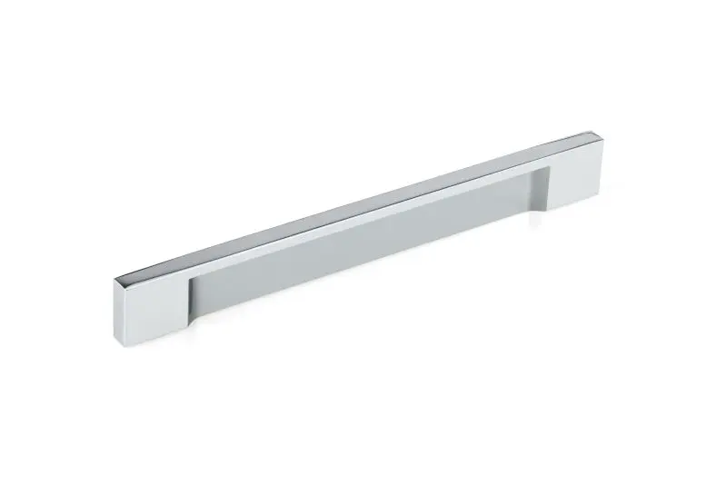 Richelieu Next-Generation Viareggio Gatherion 6 5/16-inch (160 mm) Chrome Modern Cabinet Finger Pull, BP13101160140