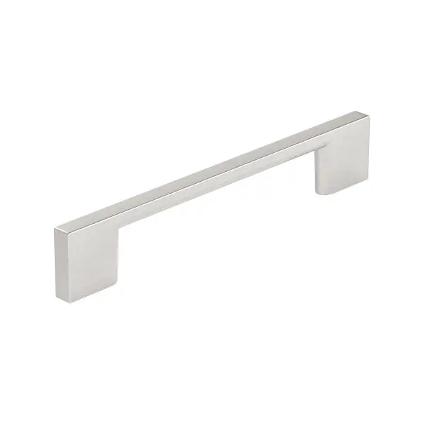 Richelieu Non-Slip Armadale Gatherion 5 1/16-inch (128 mm) Brushed Nickel-Plated Modern Rectangular Cabinet Pull, BP816012...