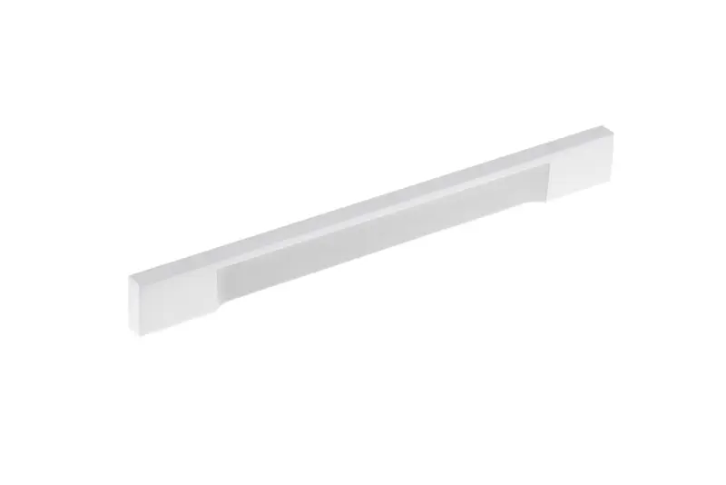 Richelieu No-Tool Viareggio Gatherion 7 9/16-inch (192 mm) Pure White Modern Cabinet Finger Pull, BP1310119230