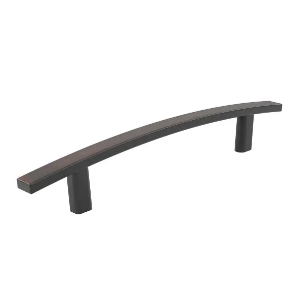 Richelieu Padova Gatherion 5 1/16-inch (128 mm) Brushed Oil-Rubbed Bronze Transitional Arched Rectangular Cabinet Pull, BP...