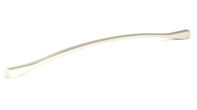 Richelieu Palmi Gatherion 11 3/8-inch (288 mm) Brushed Black Nickel Modern Arched Cabinet Pull, BP8232288195
