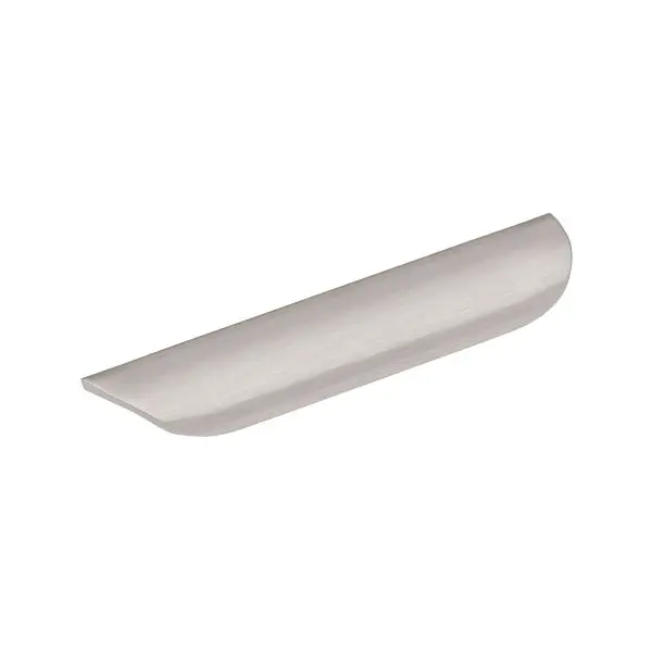 Richelieu Portree Gatherion 3 3/4-inch (96 mm) Textured Finish Nickel Modern Cabinet Finger Pull, 797596195