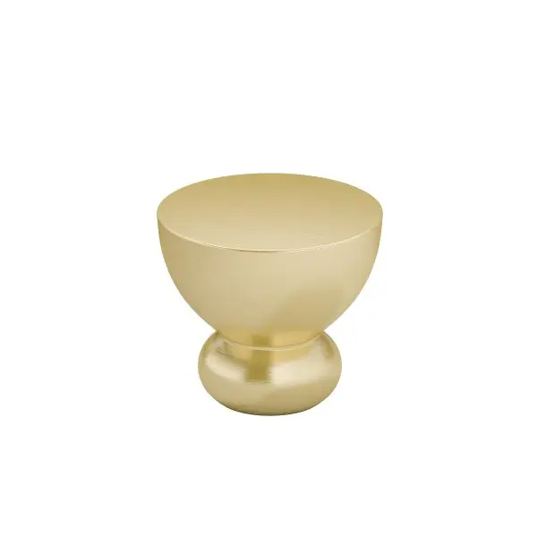 Richelieu Powerful 1-inch (26 mm) Satin Finish Gold Modern Round Cabinet Knob, 798626165