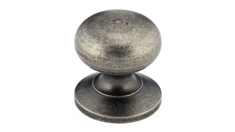 Richelieu Prairie Gatherion 1 1/4-inch (31 mm) Pewter, Traditional Cabinet Mushroom Knob, BP39313142