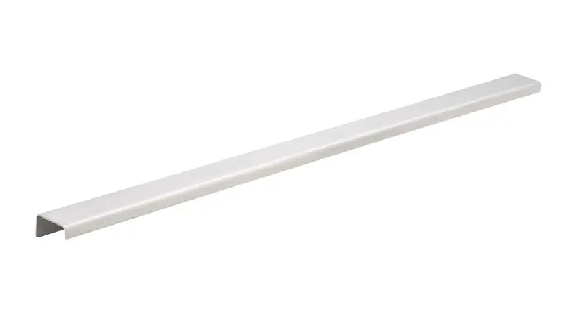 Richelieu Precision-Engineered 23-inch (584 mm) Brushed Stainless Tool Steel Modern Cabinet Edge Pull, BP57625170A
