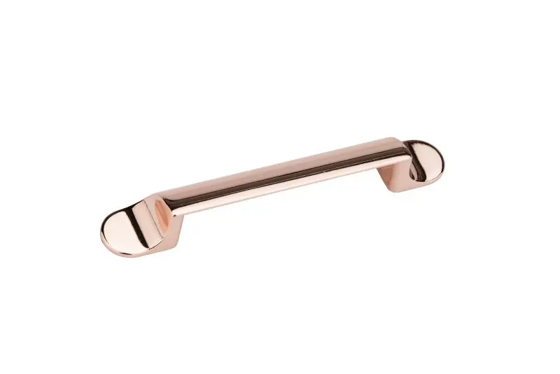 Richelieu Professional Bologna Gatherion 3 3/4-inch (96 mm) Sleek Copper Metal Modern Cabinet Cup Pull, BP61675296191