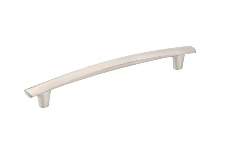 Richelieu Professional-Grade Kensington Gatherion 7 9/16-inch (192 mm) Brushed Nickel Modern Arched Cabinet Pull, BP232319...