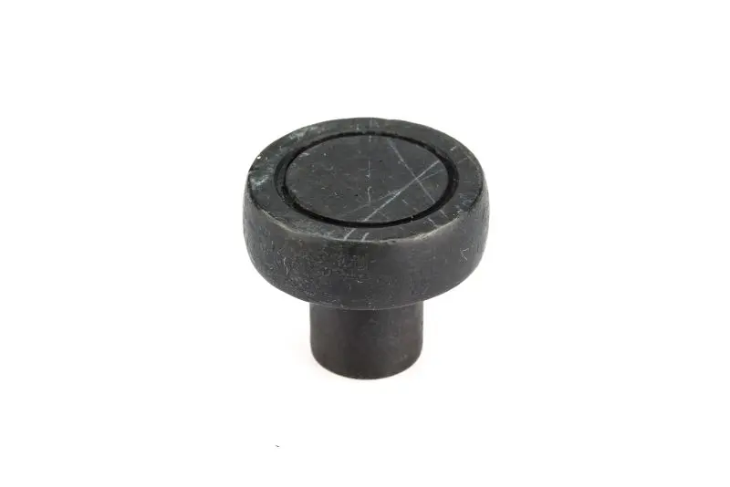 Richelieu Protective Nevola Gatherion 1 3/8-inch (35 mm) Dark Bronze, Traditional Round Cabinet Knob, Design 3, COKN138C4DKB