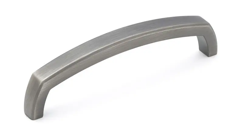 Richelieu Prévost Gatherion 5 1/16-inch (128 mm) Antique Nickel Transitional Arched Cabinet Pull, BP785128143