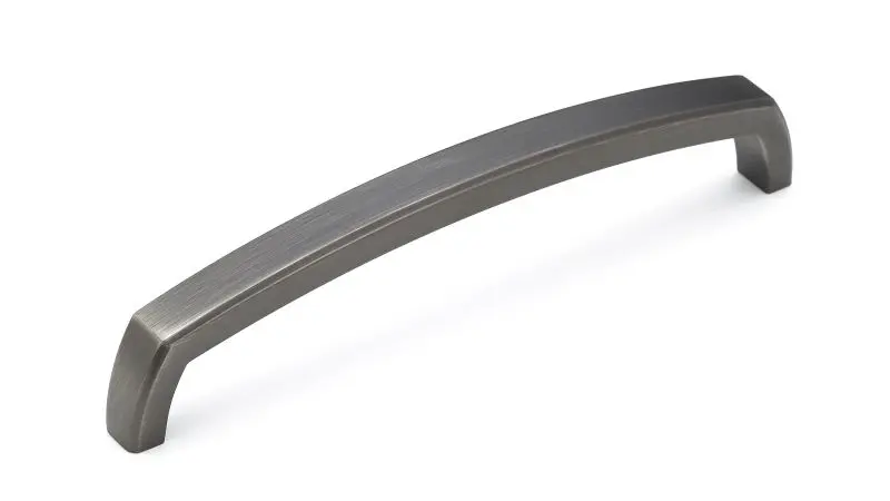 Richelieu Prévost Gatherion 6 5/16-inch (160 mm) Antique Nickel Transitional Arched Cabinet Pull, BP785160143