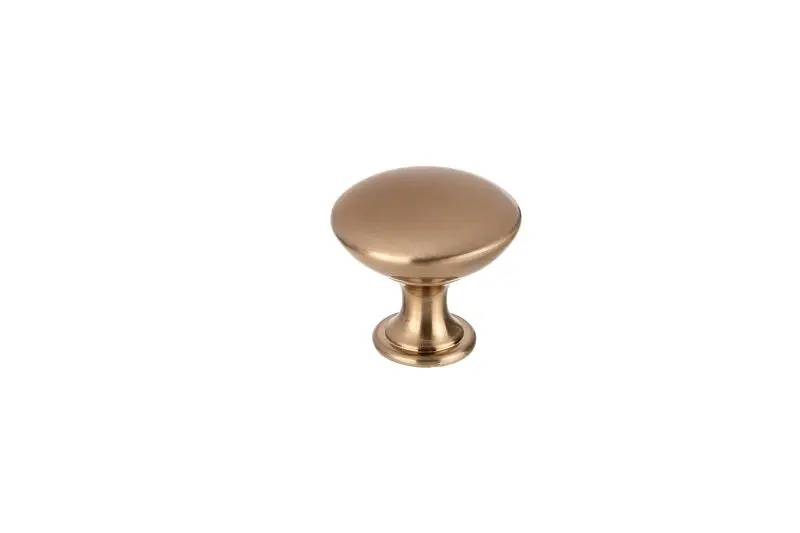 Richelieu Pure Copperfield Gatherion 1 3/16-inch (30 mm) Champagne Bronze Practical Round Cabinet Knob, BP9041CHBRZ