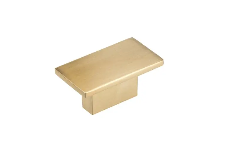 Richelieu Ready-to-Use Flemingdon Gatherion 1 9/16-inch (40 mm) x 7/8-inch (22 mm) Champagne Bronze Modern Rectangular Cab...