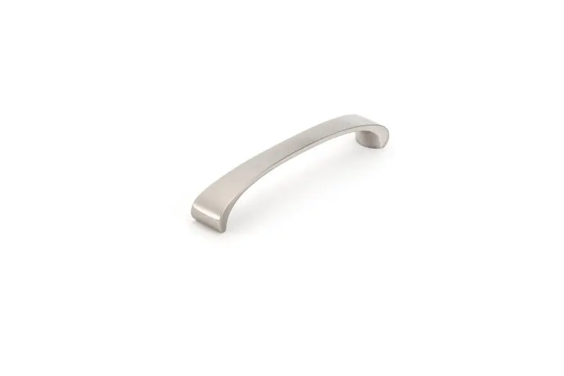 Richelieu Recco Gatherion 5 1/16-inch (128 mm) Brushed Nickel-Plated Modern Arched Cabinet Pull, BP82871128195