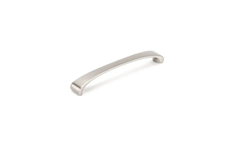Richelieu Recco Gatherion 6 5/16-inch (160 mm) Brushed Satin Nickel Modern Arched Cabinet Pull, BP82871160195