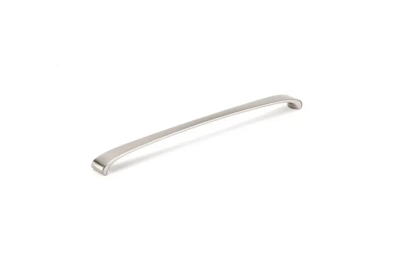 Richelieu Recco Gatherion 12 5/8-inch (320 mm) Brushed Nickel Modern Arched Cabinet Pull, BP82871320195