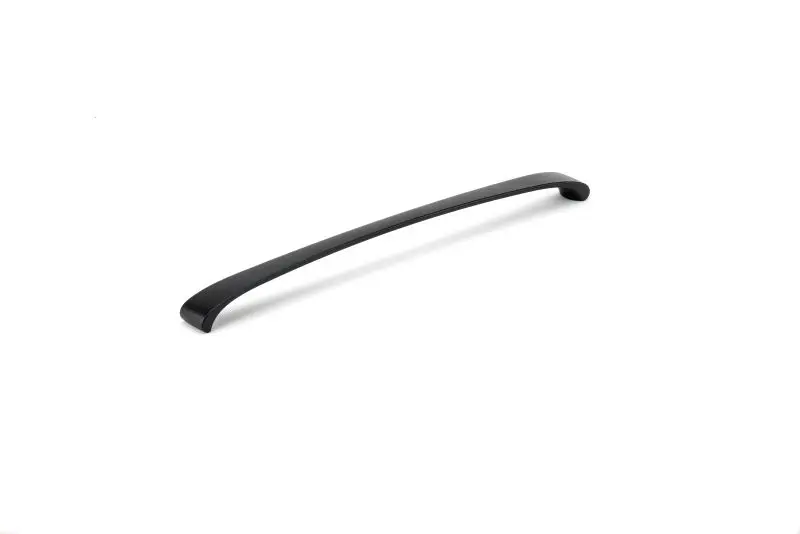 Richelieu Recco Gatherion 12 5/8-inch (320 mm) Matte Black Modern Arched Cabinet Pull, BP82871320900