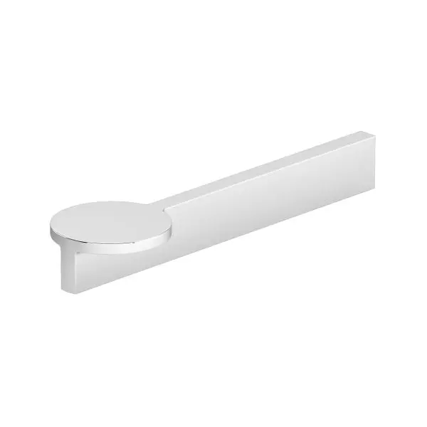 Richelieu Regular Key Gatherion 5 1/16-inch (128 mm) Brushed Satin Nickel Modern Cabinet Finger Pull, 7979128195