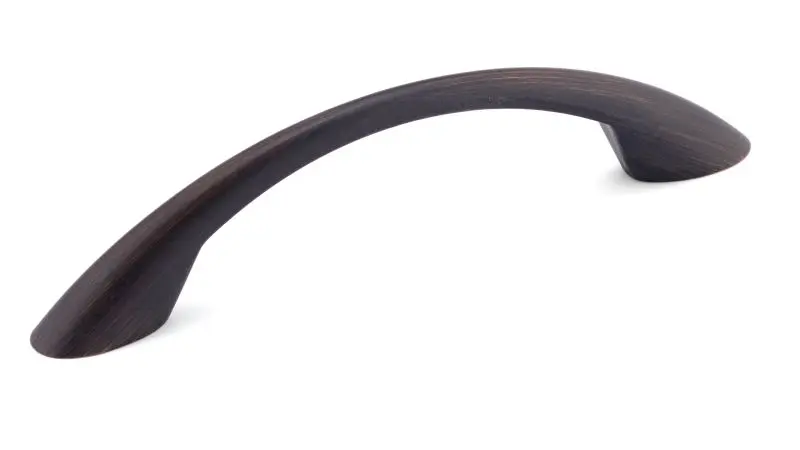 Richelieu Reinforced Charleston Gatherion 3 3/4-inch (96 mm) Brushed Oil-Rubbed Bronze Modern Arched Cabinet Pull, BP65017...