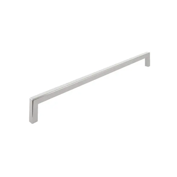 Richelieu Reinforced Lambton Gatherion 12 5/8-inch (320 mm) Brushed Nickel Modern Rectangular Cabinet Pull, BP873320195