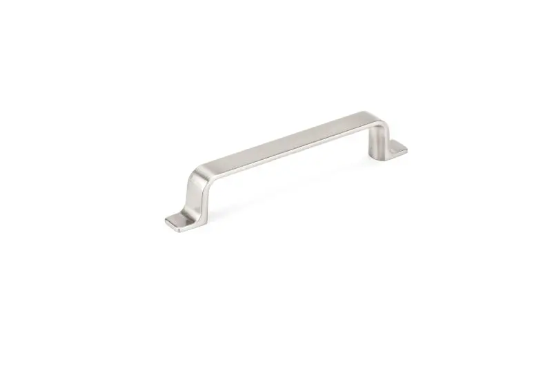 Richelieu Ronda Gatherion 5 1/16-inch (128 mm) Brushed Nickel Modern Rectangular Cabinet Pull, BP52003128195