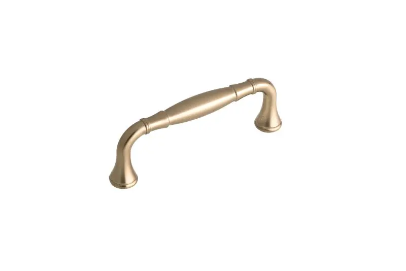 Richelieu Safe Candiac Gatherion 3 3/4-inch (96 mm) Champagne Bronze, Traditional Round Cabinet Pull, BP79096CHBRZ