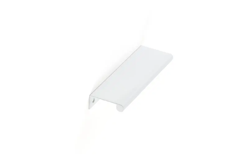 Richelieu Salford Gatherion 5 1/16-inch (128 mm) Snow White Modern Cabinet Edge Pull, BP969612830