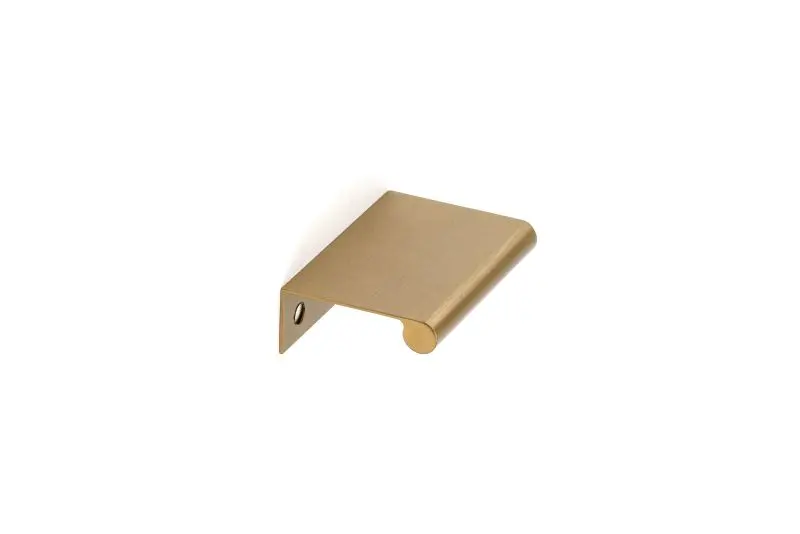 Richelieu Salford Gatherion 2-inch (50 mm) Brushed Champagne Bronze Modern Cabinet Edge Pull, BP969650CHBRZ