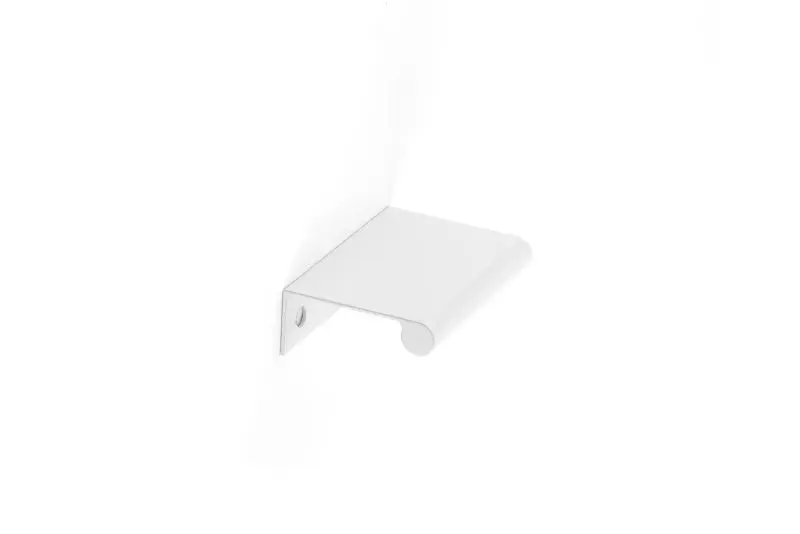 Richelieu Salford Gatherion 2-inch (50 mm) Pure White Modern Cabinet Edge Pull, BP96965030