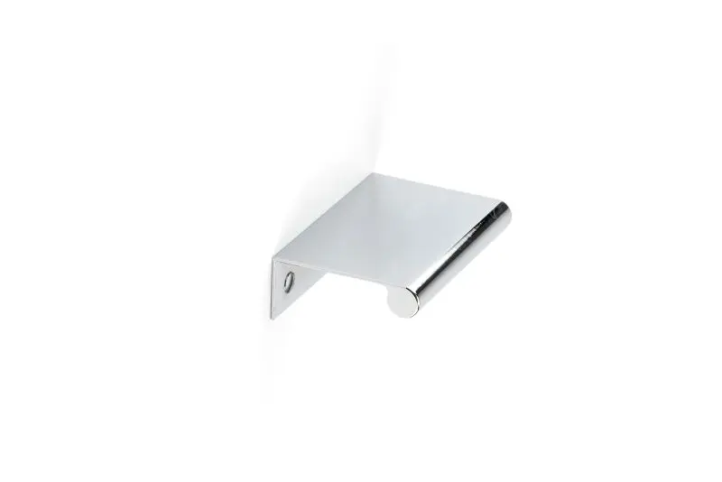 Richelieu Salford Gatherion 2-inch (50 mm) Triple Chrome Modern Cabinet Edge Pull, BP969650140