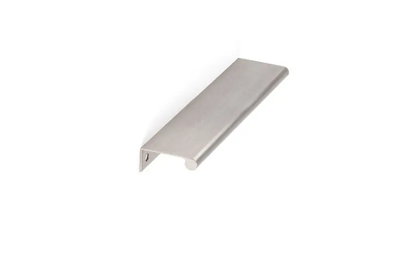 Richelieu Salford Gatherion 7 9/16-inch (192 mm) Brushed Stainless Alloy Steel Modern Cabinet Edge Pull, BP9696192170