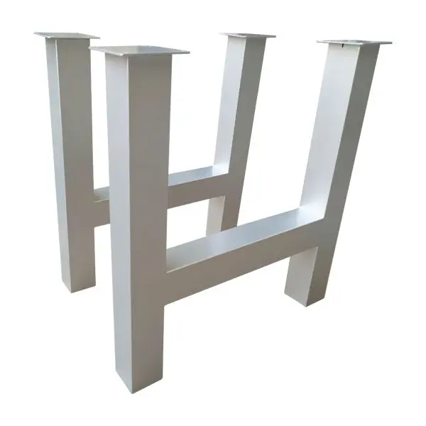 Richelieu Secure (2-Pack) 28-inch (710 mm) H-Influenced Structural Steel Table Leg Levelling Glide, Matte Chrome Finish, 6...