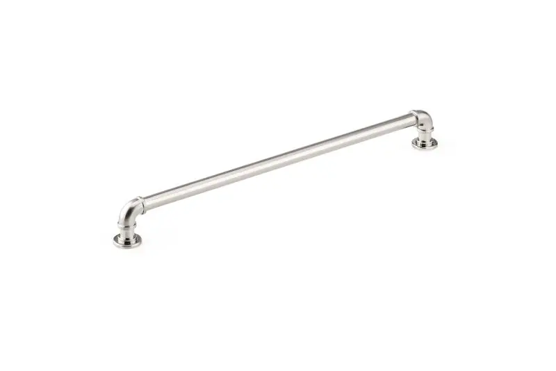 Richelieu Sgrouppunk Gatherion 12 5/8-inch (320 mm) Brushed Nickel Vintage Round Cabinet Pull, BP2209320195