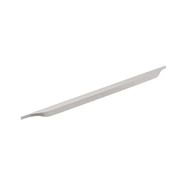 Richelieu Shielded 17 5/8-inch (448 mm) Brushed Satin Nickel Modern Cabinet Finger Pull, 7987448195