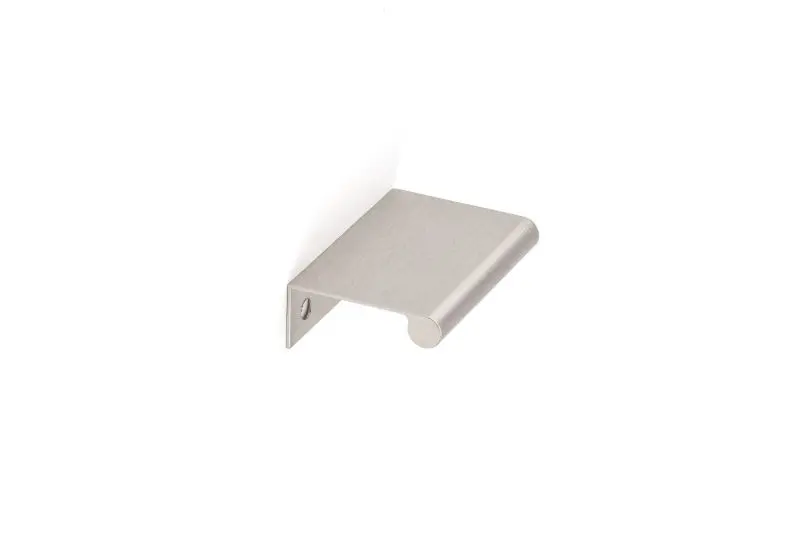 Richelieu Simple Salford Gatherion 2-inch (50 mm) Brushed Stainless Metal Steel Modern Cabinet Edge Pull, BP969650170