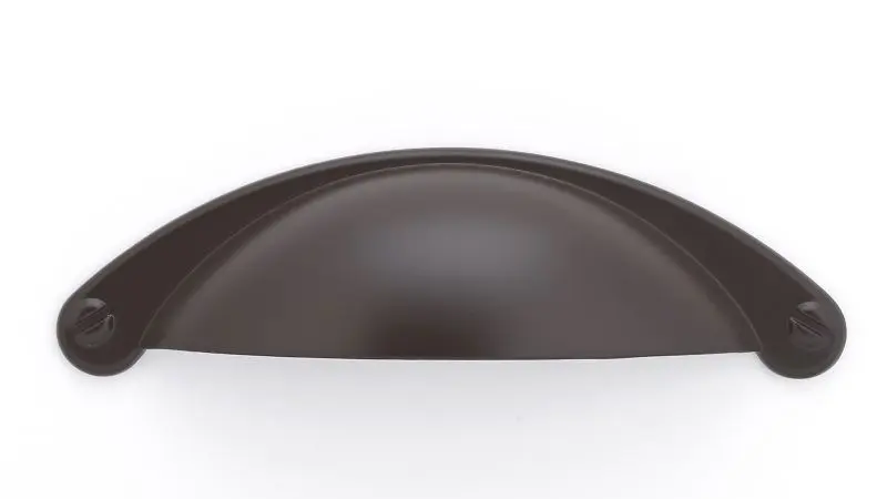 Richelieu Small Sorbonne Gatherion 2 1/2-inch (64 mm) Oil-Rubbed Bronze, Traditional Cabinet Cup Pull, BP30342ORB