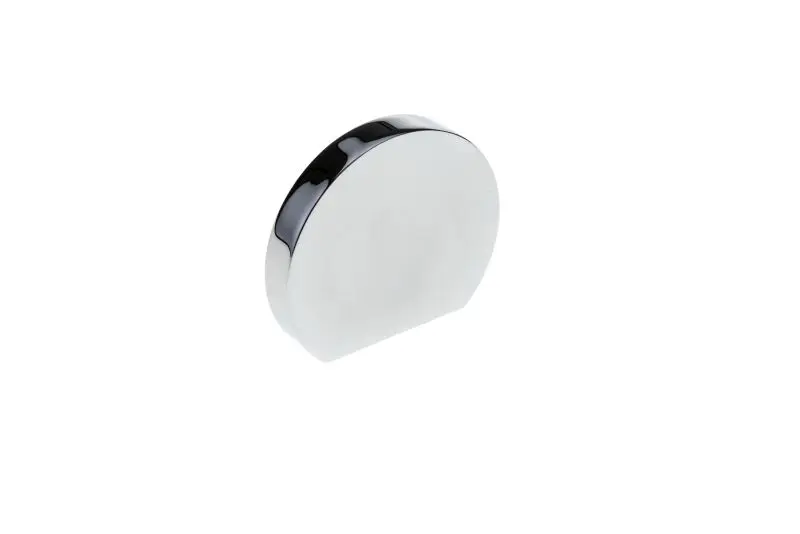 Richelieu Small Vicenza Gatherion 1 3/4-inch (45 mm) x 1/4-inch (7 mm) Chrome Transitional Round Cabinet Knob, BP884445140