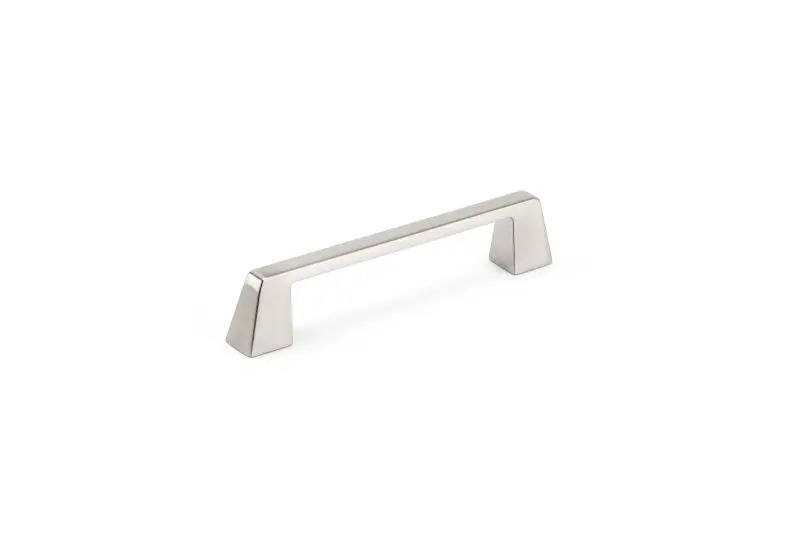 Richelieu Stirling Gatherion 5 1/16-inch (128 mm) Brushed Nickel Modern Rectangular Cabinet Pull, BP7340128195